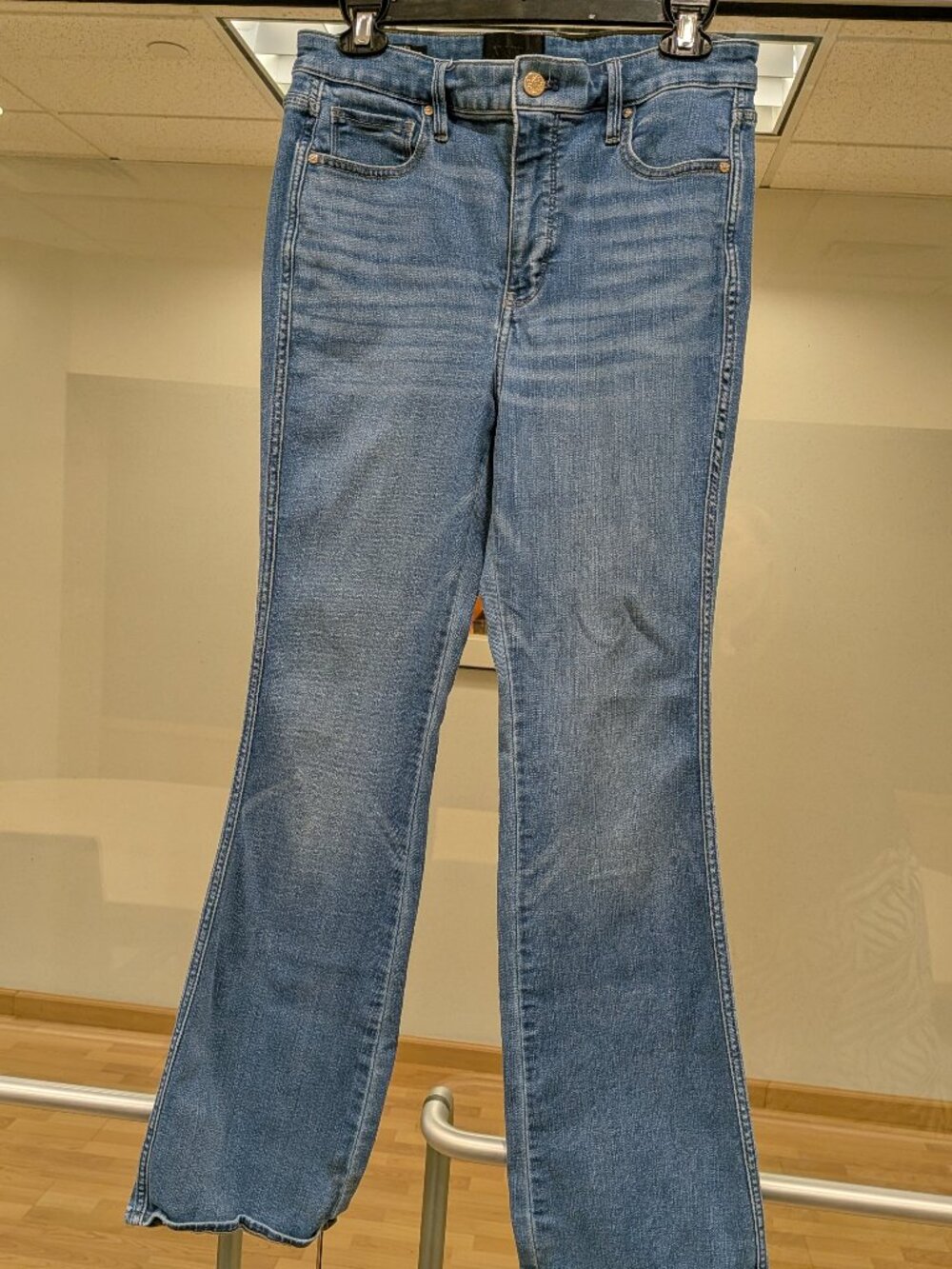 White House Black Market High-Rise Skinny Flare Jeans